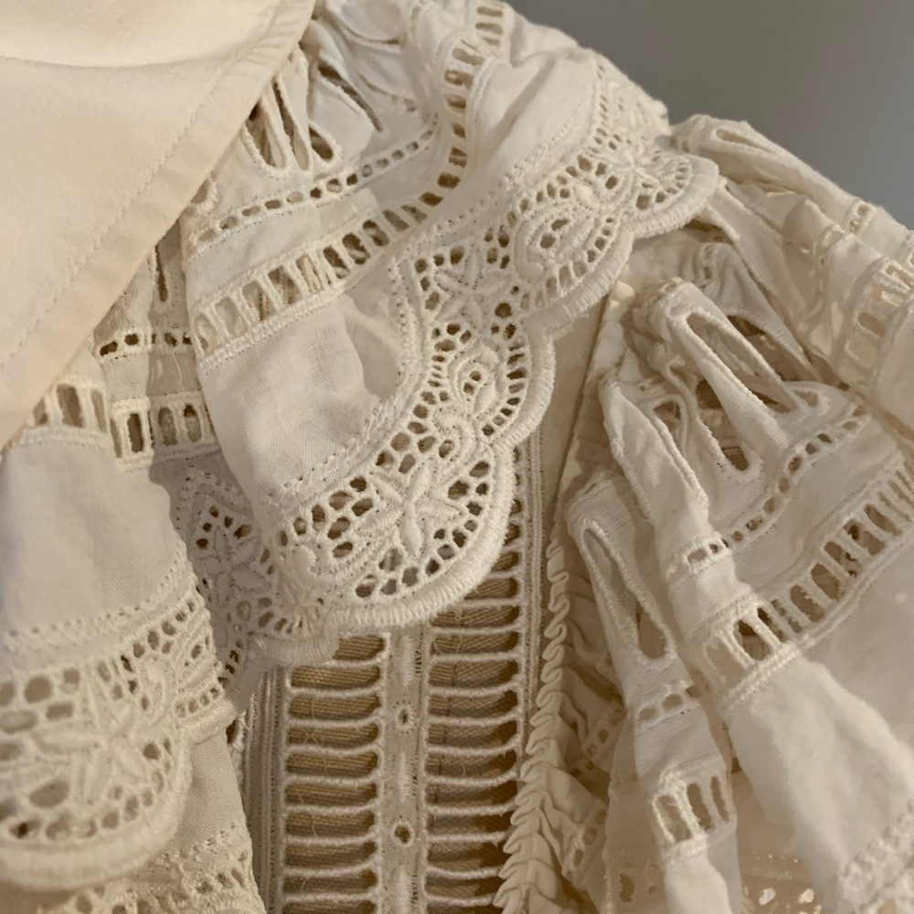 Gianfranco Ferre silk eylet shirt